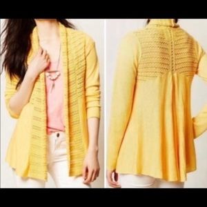 Anthropologie Angel of the North cardigan